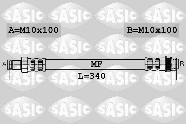 SASIC 6604010 Brake Hose