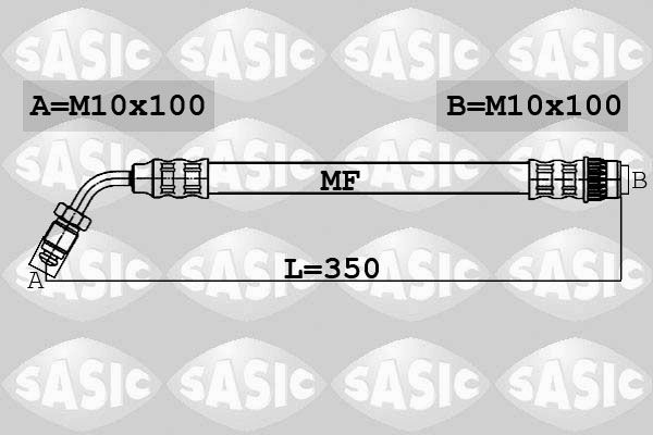 SASIC 6604019 Brake Hose