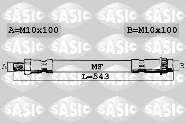 SASIC 6604020 Brake Hose