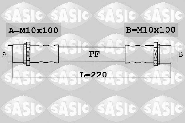 SASIC 6606012 Brake Hose