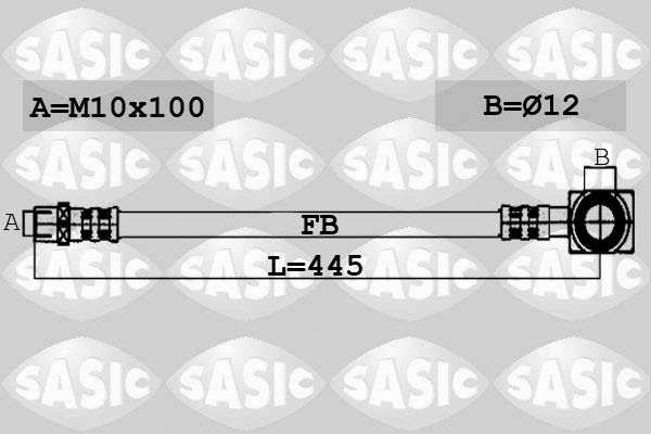 SASIC 6606020 Brake Hose