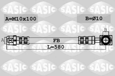 Brake Hose SASIC 6606021