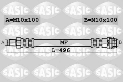 Brake Hose SASIC 6606039
