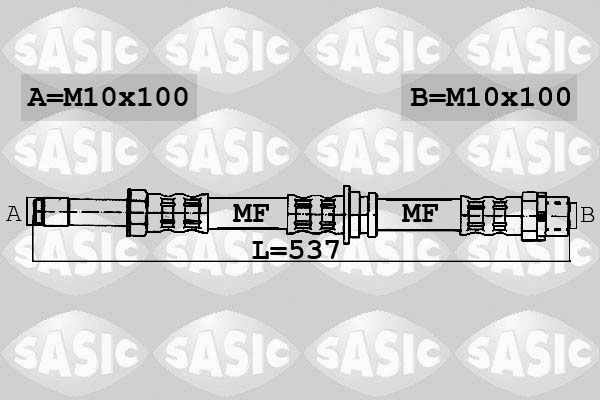 SASIC 6606040 Brake Hose