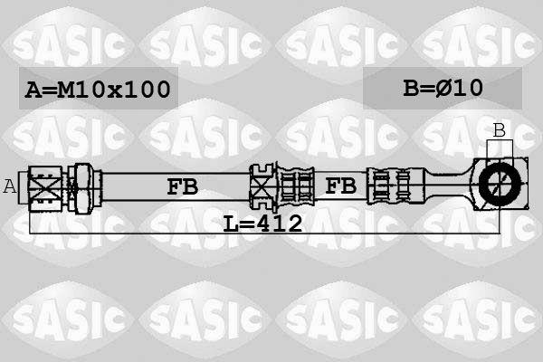 SASIC 6606043 Brake Hose