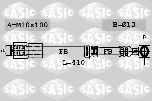 SASIC 6606044 Brake Hose