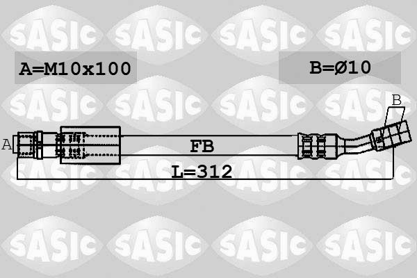 SASIC 6606047 Brake Hose