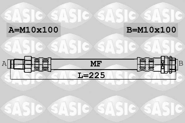 SASIC 6606078 Brake Hose
