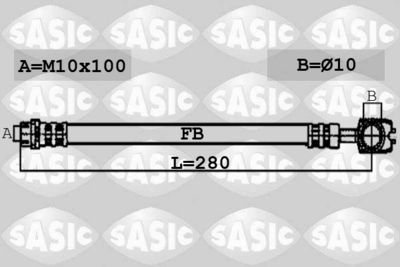Brake Hose SASIC 6606079