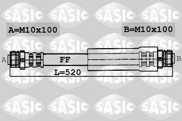 SASIC 6606144 Brake Hose