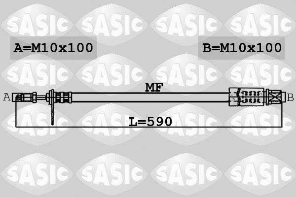 SASIC 6606148 Brake Hose