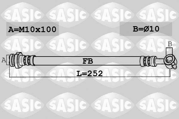 SASIC 6606152 Brake Hose