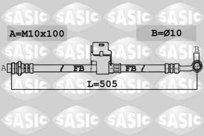 Brake Hose SASIC 6606167