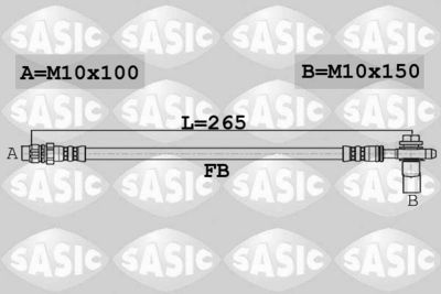 Brake Hose SASIC 6606170
