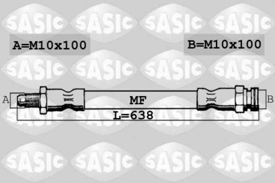 Brake Hose SASIC 6606179