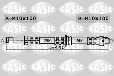 Brake Hose SASIC 6606208