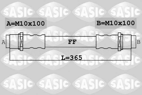 SASIC 6606242 Brake Hose