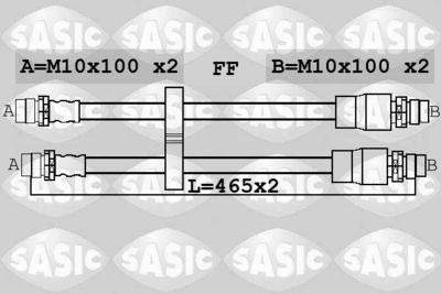 Brake Hose SASIC 6606249