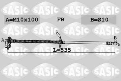 Brake Hose SASIC 6606251