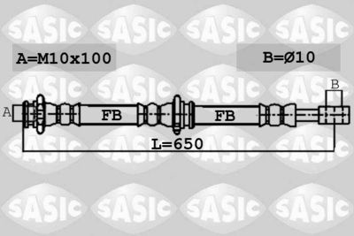 Brake Hose SASIC 6606253