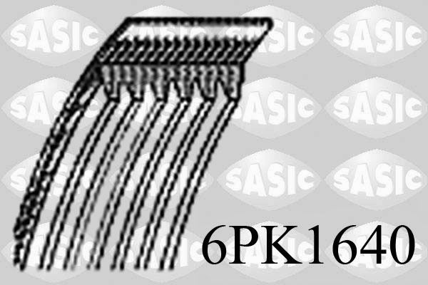 SASIC 6PK1640 V-Ribbed Belt