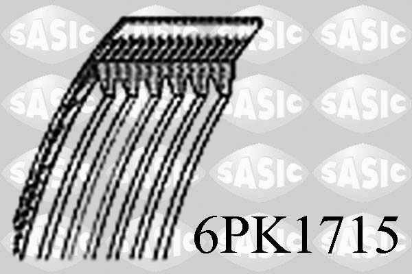 SASIC 6PK1715 V-Ribbed Belt