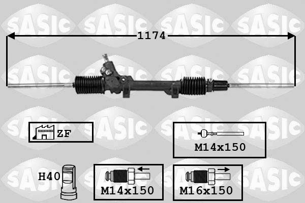SASIC 7006021 Steering Gear
