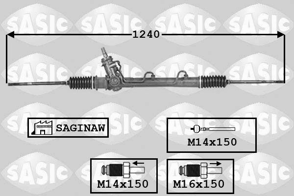 SASIC 7006077 Steering Gear