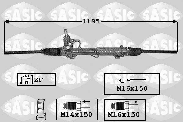 SASIC 7006100 Steering Gear