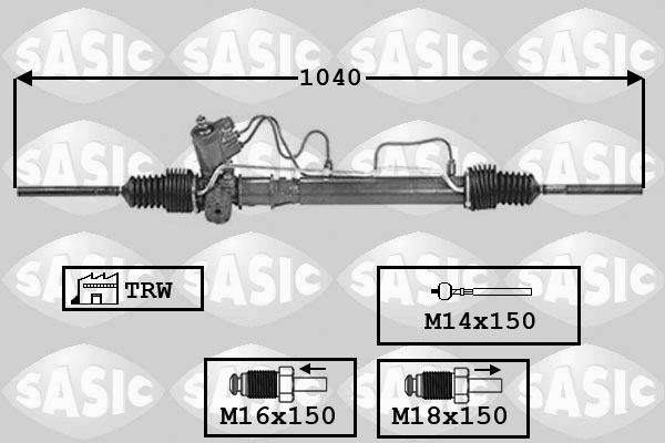 SASIC 7006104 Steering Gear