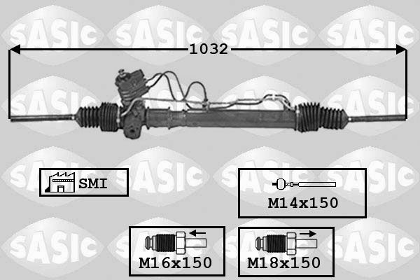 SASIC 7006121 Steering Gear