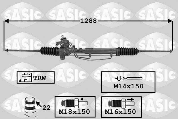SASIC 7006138 Steering Gear