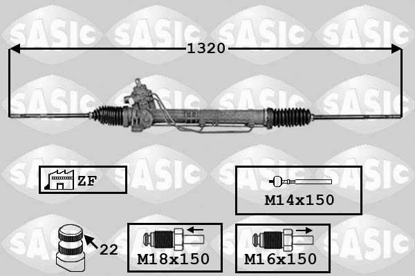 SASIC 7006144 Steering Gear