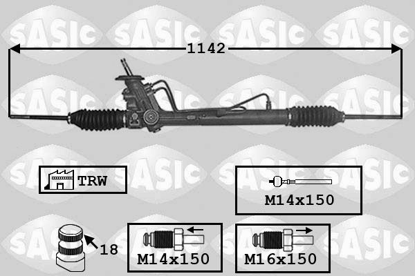 SASIC 7006153 Steering Gear