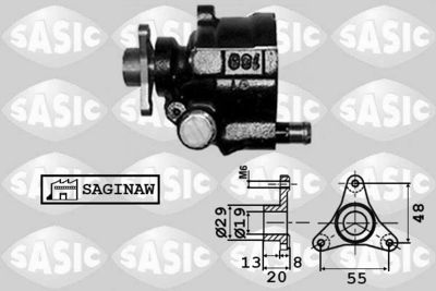 Hydraulic Pump, steering SASIC 7074001