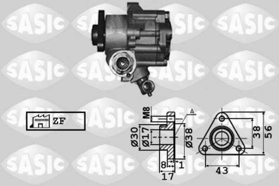 Hydraulic Pump, steering SASIC 7076002