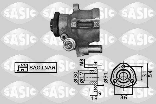 SASIC 7076021 Hydraulic Pump, steering