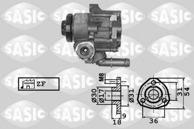 Hydraulic Pump, steering SASIC 7076024
