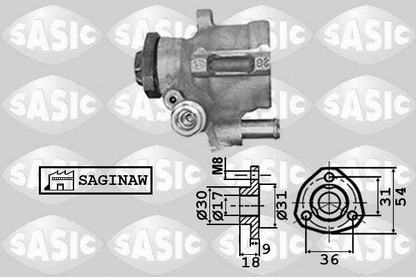 SASIC 7076028 Hydraulic Pump, steering