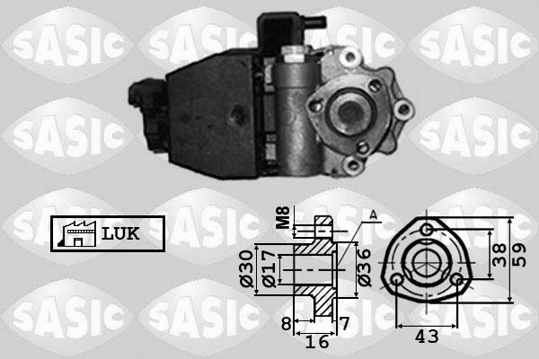 SASIC 7076032 Hydraulic Pump, steering