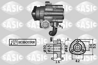 Hydraulic Pump, steering SASIC 7076035