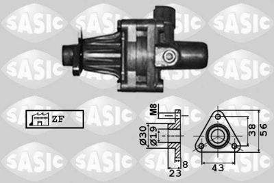 Hydraulic Pump, steering SASIC 7076043