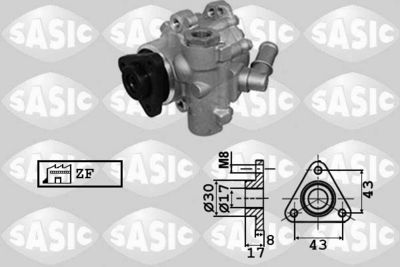 Hydraulic Pump, steering SASIC 7076067