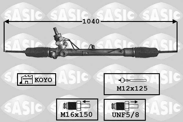 SASIC 7176001 Steering Gear