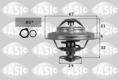 Thermostat, coolant SASIC 9000087