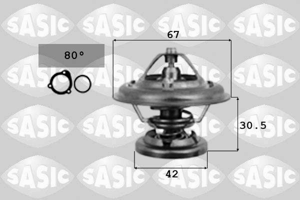 SASIC 9000369 Thermostat, coolant