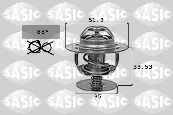 SASIC 9000719 Thermostat, coolant
