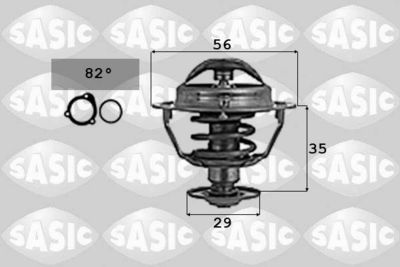 Thermostat, coolant SASIC 9000737