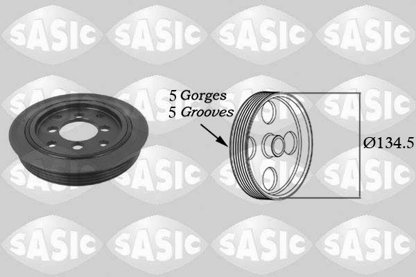 SASIC 9001815 Belt Pulley, crankshaft