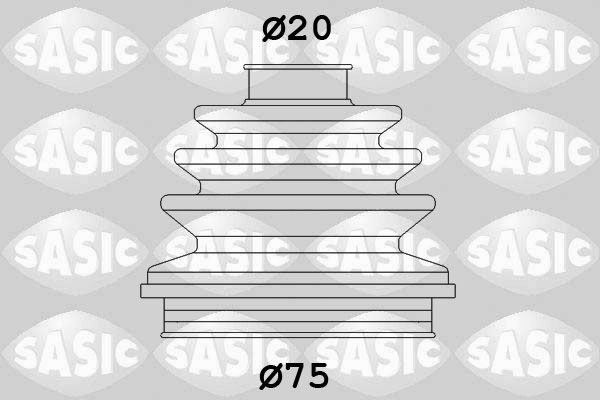 SASIC 9004600 Bellow Kit, drive shaft